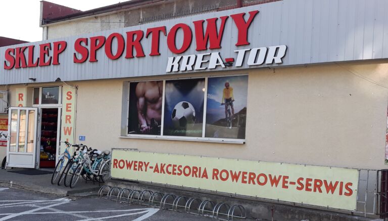 Sklep sportowy KREA-TOR Rowery, akcesoria rowerowe, serwis