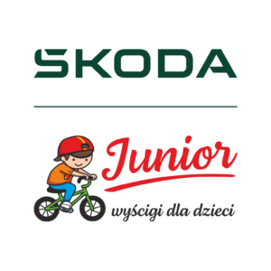 Logo Škoda Junior wyścigi dla dzieci